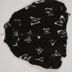 Spring Fleece Jacket, Shell Lined Zipper Fleece with Pockets